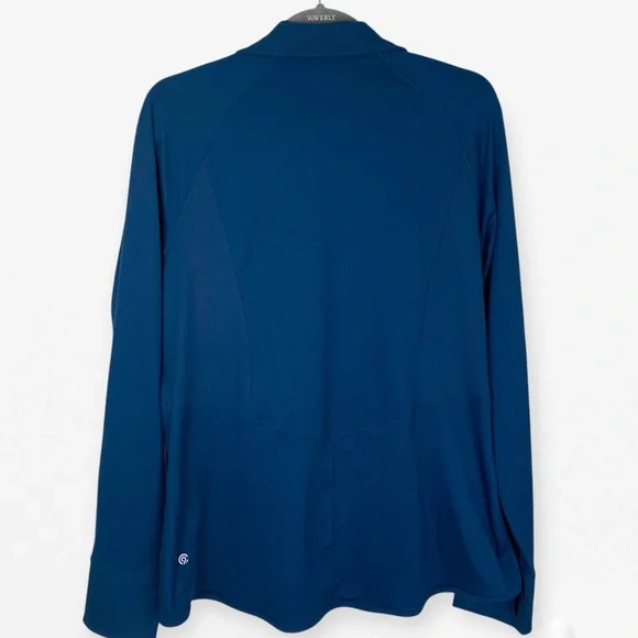Champion Blue Utility Active workout Jacket Full Zip up Performance XL - Picture 6 of 8